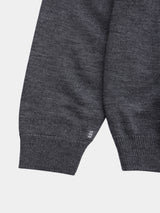 7GG CREW NECK PULLOVER (UM302-UPO07-GRY)