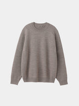 7GG CREW NECK PULLOVER (UM302-UPO07-MOCHA)