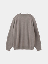 7GG CREW NECK PULLOVER (UM302-UPO07-MOCHA)