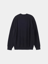 12GG CREW NECK PULLOVER (UM302-UPO12) / BLACK