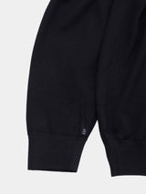12GG CREW NECK PULLOVER (UM302-UPO12) / BLACK