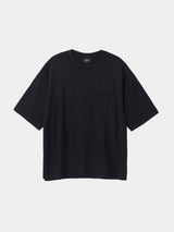 S/S OVERSIZED POCKET T-SHIRT (WJ501-MCS01) / BLACK
