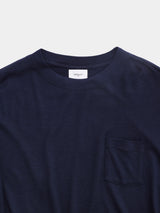 S/S OVERSIZED POCKET T-SHIRT (WJ501-MCS01) / NAVY