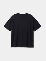 S/S WIDE FIT T-SHIRT (WJ501-MCS02) / BLACK