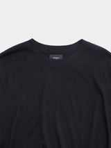 L/S OVERSIZED T-SHIRT (WJ501-MCS03) / BLACK