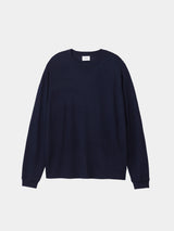 L/S OVERSIZED T-SHIRT (WJ501-MCS03) / NAVY