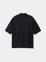 S/S POLO-SHIRT (WJ501-MCS04) / BLACK