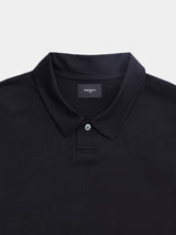 S/S POLO-SHIRT (WJ501-MCS04) / BLACK
