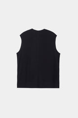 SLEEVELESS PULLOVER (WJ501-MCS05) / BLACK