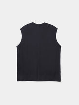SLEEVELESS PULLOVER (WJ501-MCS05) / CHARCOAL