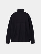 L/S HIGH-NECK PULLOVER (WJ501-MCS09) / BLACK