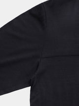 L/S HIGH-NECK PULLOVER (WJ501-MCS09) / BLACK