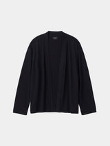 BUTTON-LESS CARDIGAN (WJ501-MCS10) / BLACK