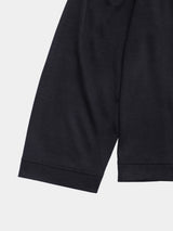 BUTTON-LESS CARDIGAN (WJ501-MCS10) / BLACK