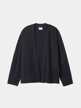 BUTTON-LESS CARDIGAN (WJ501-MCS10) / CHARCOAL