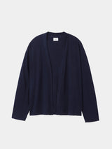 BUTTON-LESS CARDIGAN (WJ501-MCS10) / NAVY