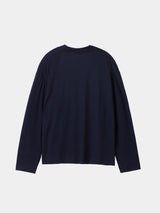 BUTTON-LESS CARDIGAN (WJ501-MCS10) / NAVY