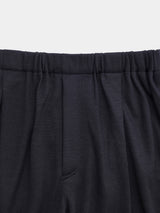 WIDE TAPERED PANTS (WJ501-MCS13) / BLACK