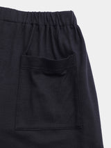 WIDE TAPERED PANTS (WJ501-MCS13) / BLACK