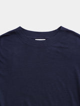S/S BLOUSIGN TOPS (WJ501-MCS22) / NAVY