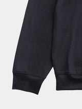 L/S OVERSIZED HOODIE (WJ501-MCS23) / BLACK