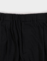 WIDE TAPERED PANTS (WJ501-MCS13-09) / BLACK