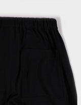 WIDE TAPERED PANTS (WJ501-MCS13-09) / BLACK