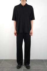 S/S POLO-SHIRT (WJ501-MCS04-09) / BLACK