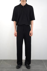 S/S POLO-SHIRT (WJ501-MCS04-09) / BLACK