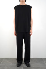 SLEEVELESS PULLOVER (WJ501-MCS05) / BLACK