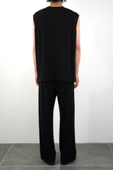 SLEEVELESS PULLOVER (WJ501-MCS05) / BLACK