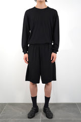 WIDE SHORTS (WJ501-MCS07-09) / BLACK