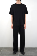 S/S WIDE FIT T-SHIRT (WJ501-MCS02) / BLACK