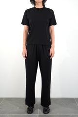 S/S WIDE FIT T-SHIRT (WJ501-MCS02) / BLACK