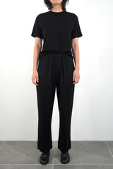 S/S WIDE FIT T-SHIRT (WJ501-MCS02) / BLACK