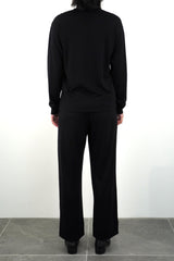 L/S OVERSIZED T-SHIRT (WJ501-MCS03) / BLACK