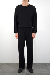 L/S OVERSIZED T-SHIRT (WJ501-MCS03) / BLACK