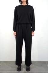 L/S OVERSIZED T-SHIRT (WJ501-MCS03) / BLACK
