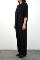 S/S POLO-SHIRT (WJ501-MCS04-09) / BLACK