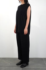 SLEEVELESS PULLOVER (WJ501-MCS05) / BLACK