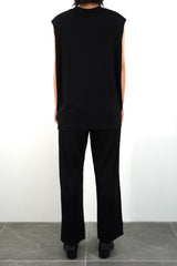 SLEEVELESS PULLOVER (WJ501-MCS05) / BLACK
