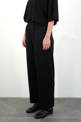 WIDE PANTS (WJ501-MCS06) / BLACK