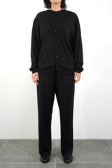V-NECK CARDIGAN (WJ501-MCS12-09) / BLACK