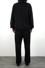 V-NECK CARDIGAN (WJ501-MCS12-09) / BLACK
