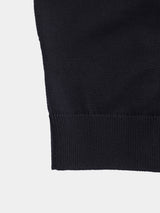 Low-gauge bottle-neck Sleeve-less Knit (WK125-LVE01)