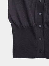 High-gauge Sheer Knit Vest (WK125-LVE02)