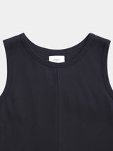 Sanfokin Cotton Slit Tanc-top (WK126-LCS01) / Black