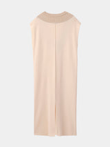 Hybrid I-Line Knit Dress (WK23S-LOP02)  / Beige