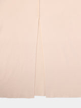 Hybrid I-Line Knit Dress (WK23S-LOP02)  / Beige