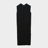 Hi-Twist Milanorib V-neck Knit Dress (WK23S-LOP03) / Green